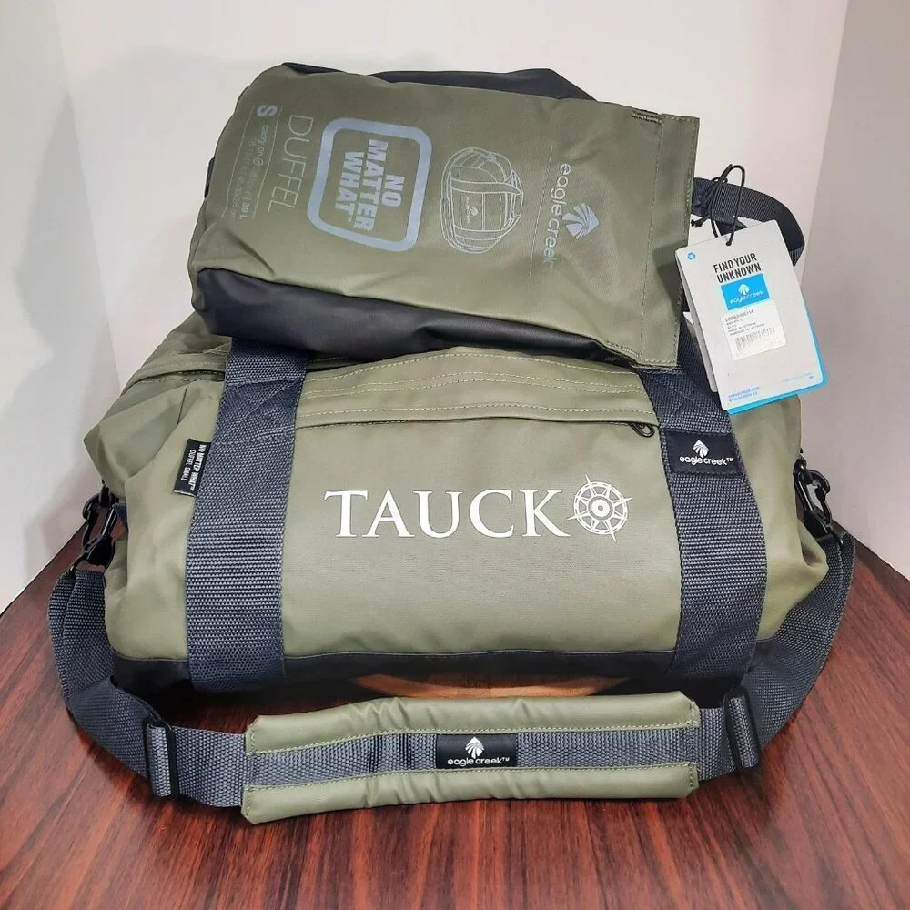 Eagle Creek Duffel Bag 'No Matter What' Olive Green Carry On Travel Tauck NEW
